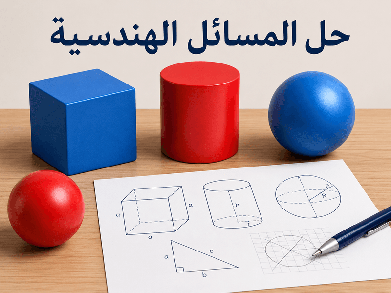 حل المسائل الهندسية — 4 خطوات سهلة